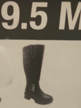 Arizona Jean Company Women's Black Tall Heeled Boots